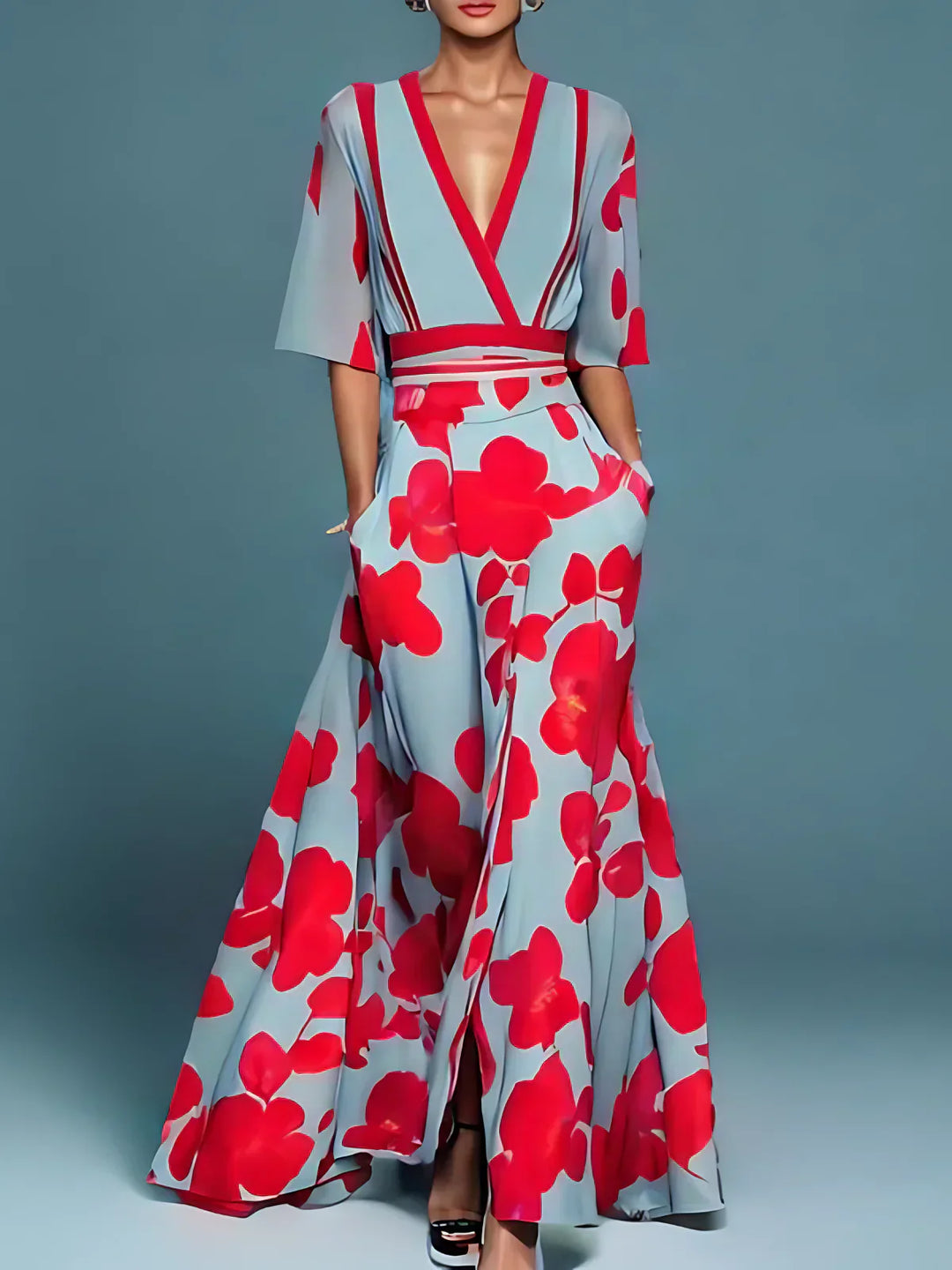 Stephanie | Elegant Floral Dress
