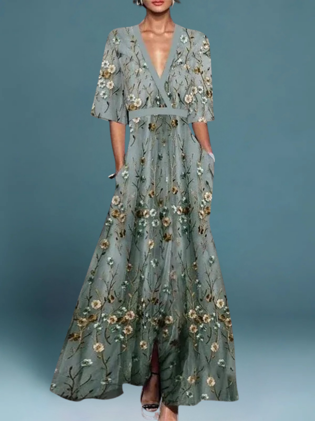 Abigail | Elegant Floral Dress