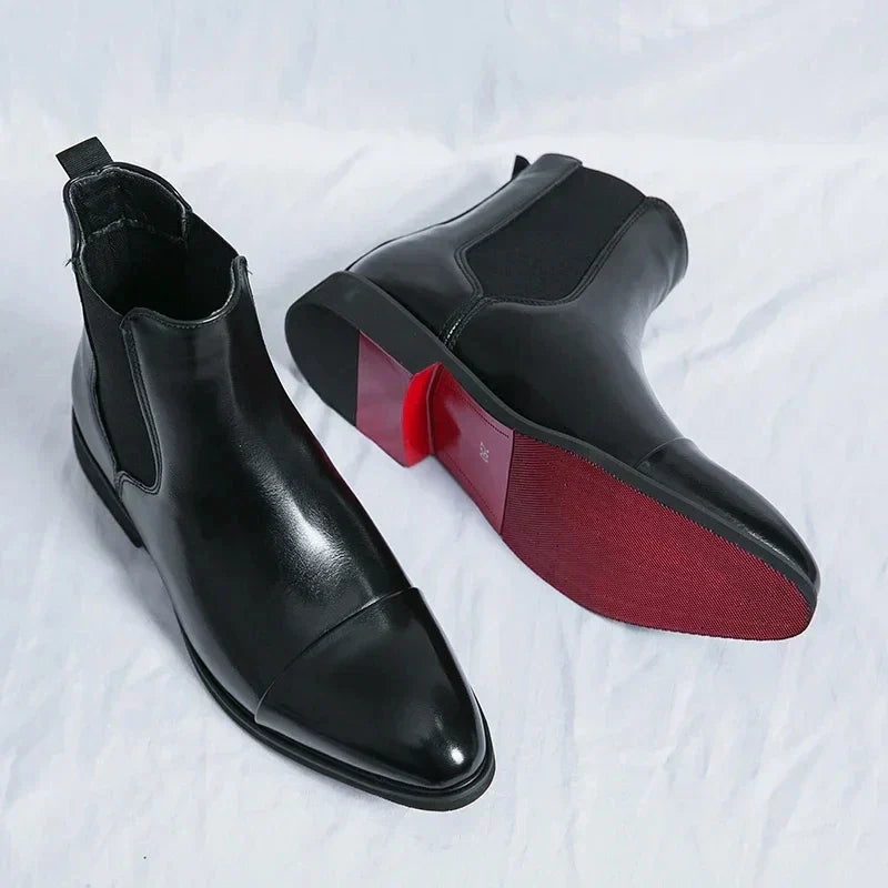 Marius | Leather Chelsea Boots