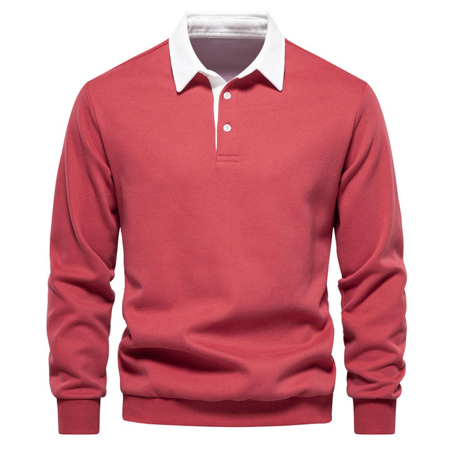 Samuel | Elegant Polo Pullover