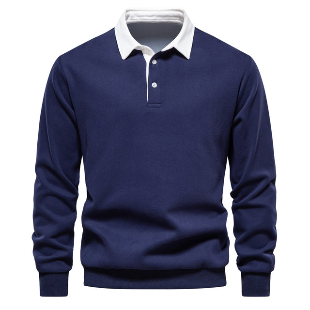 Samuel | Elegant Polo Pullover