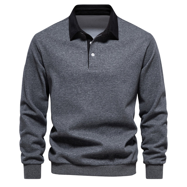 Samuel | Elegant Polo Pullover