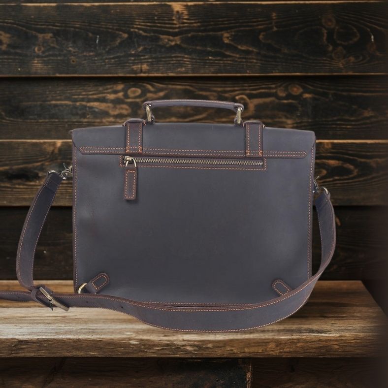 Wyatt | Leather Courier Backpack