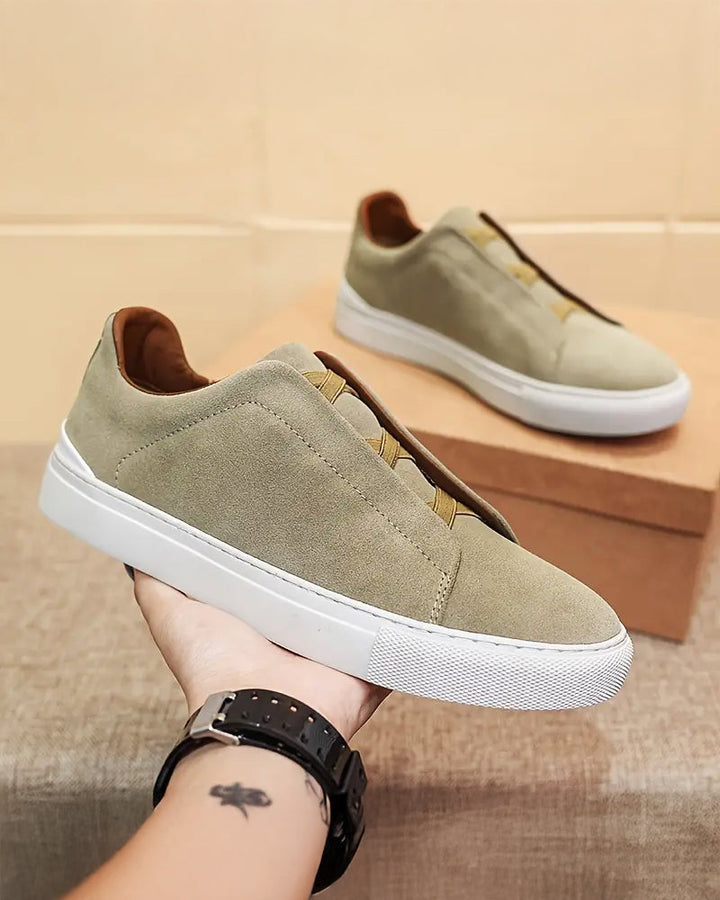 Cassian | Suede Lace-Up Sneakers for Stylish Comfort