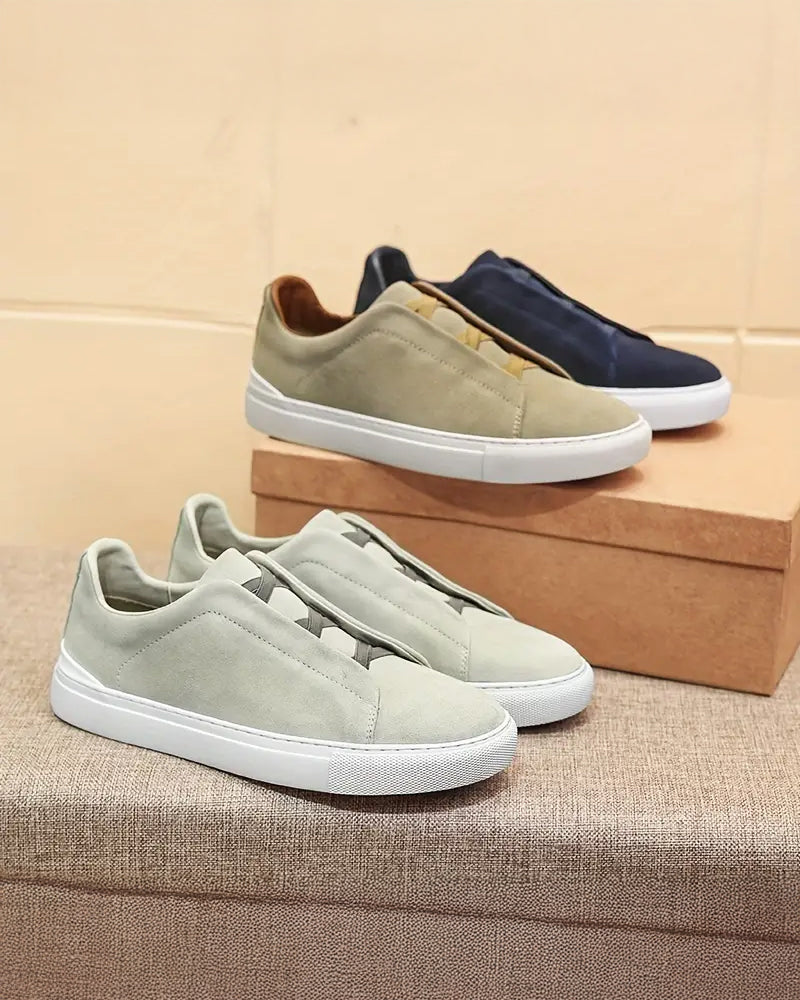 Cassian | Suede Lace-Up Sneakers for Stylish Comfort