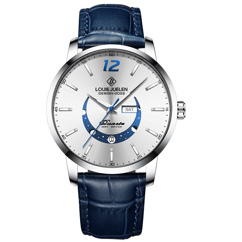 Elegant Lunar Phase Timepiece