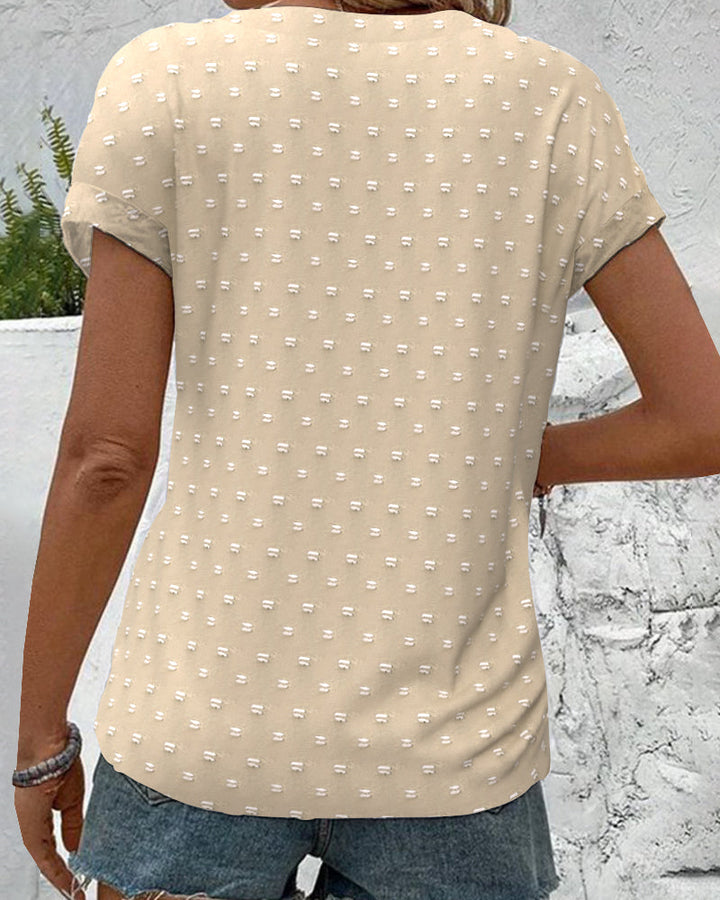 Luna | Button Down V-Neck Shirt