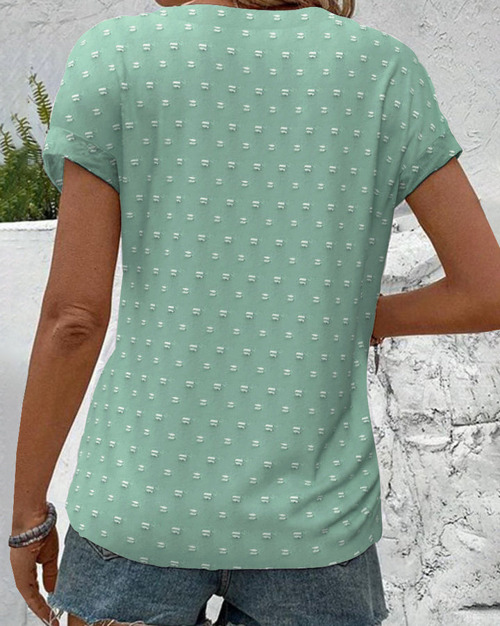 Luna | Button Down V-Neck Shirt