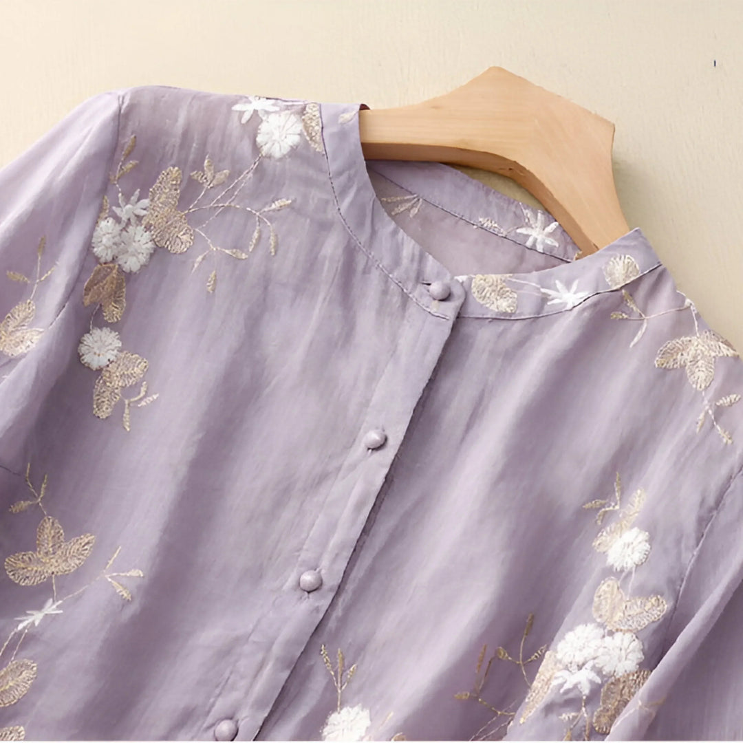 Maria | Embroidered Top