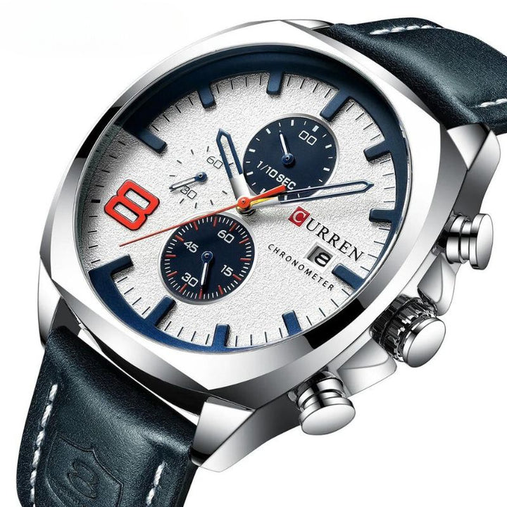 Waterproof Military-Style Chronograph Watch