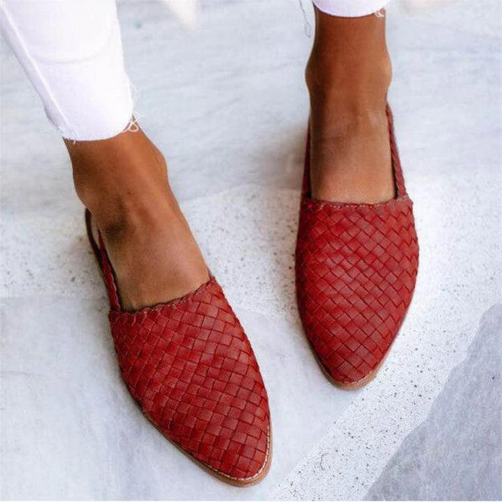 Josine | Woven Slingback Flats
