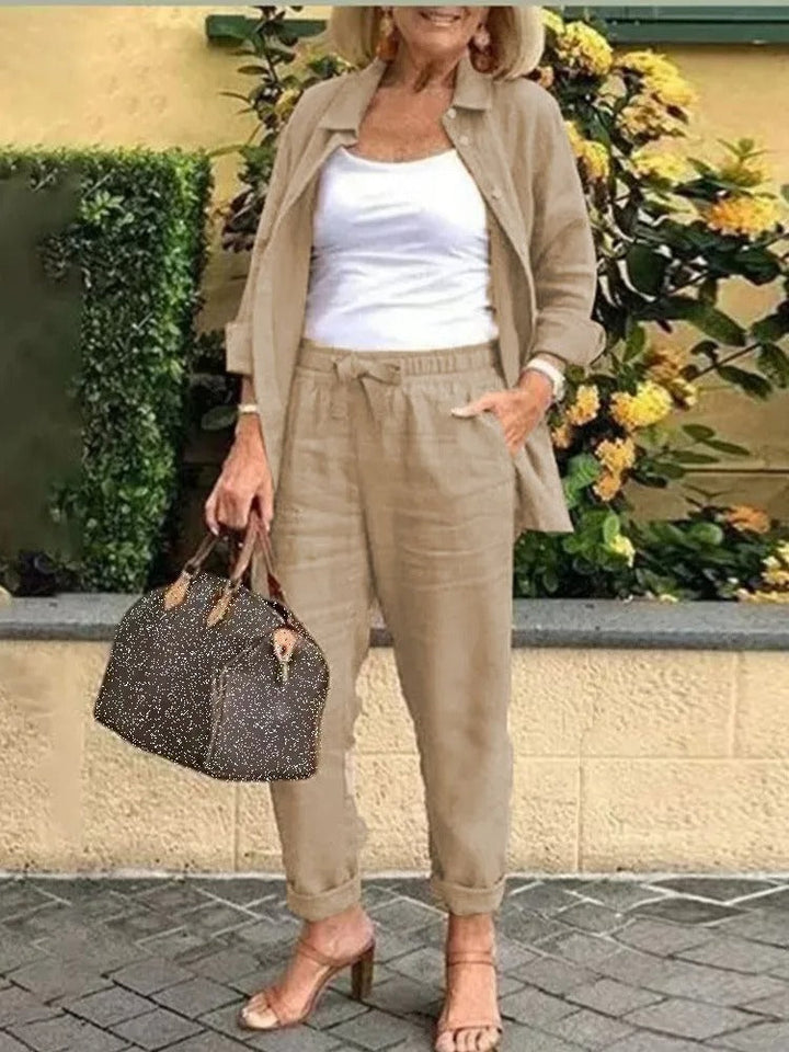 Heidi | Long-Sleeved Shirt and Pants Set