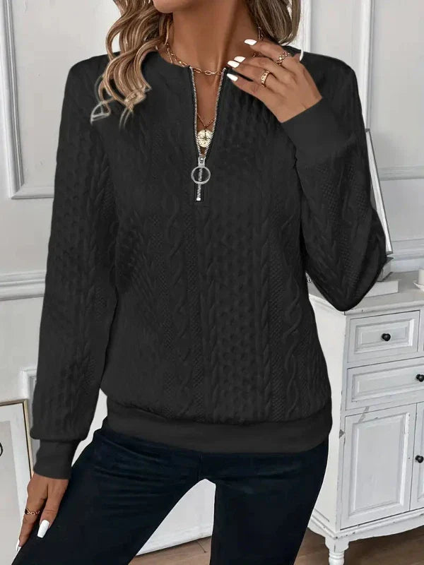 Callista | Sweater with zipper