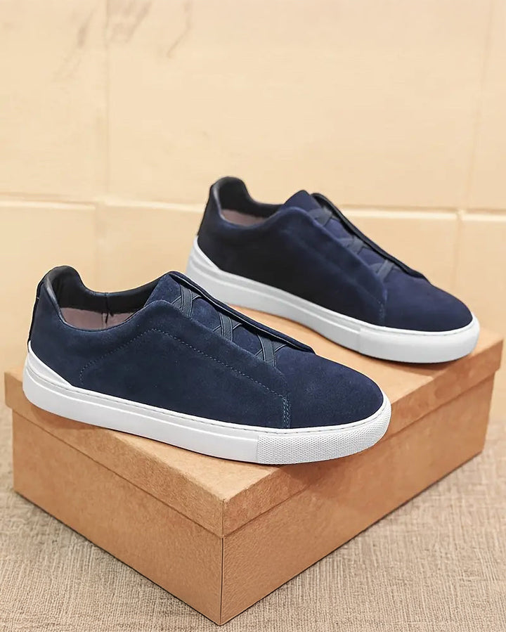 Cassian | Suede Lace-Up Sneakers for Stylish Comfort