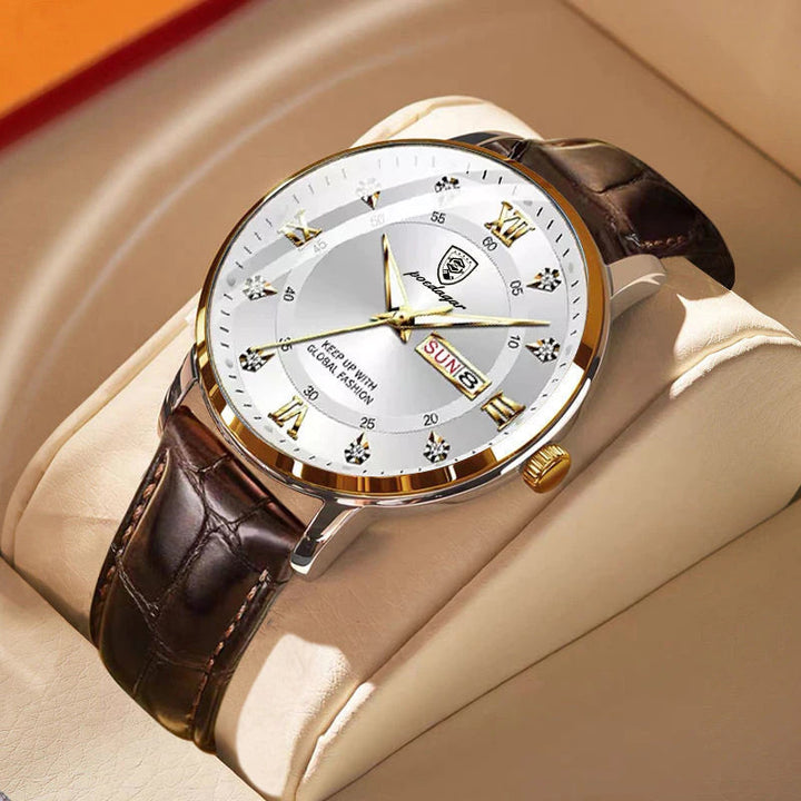 Men's Waterproof LED Timepiece