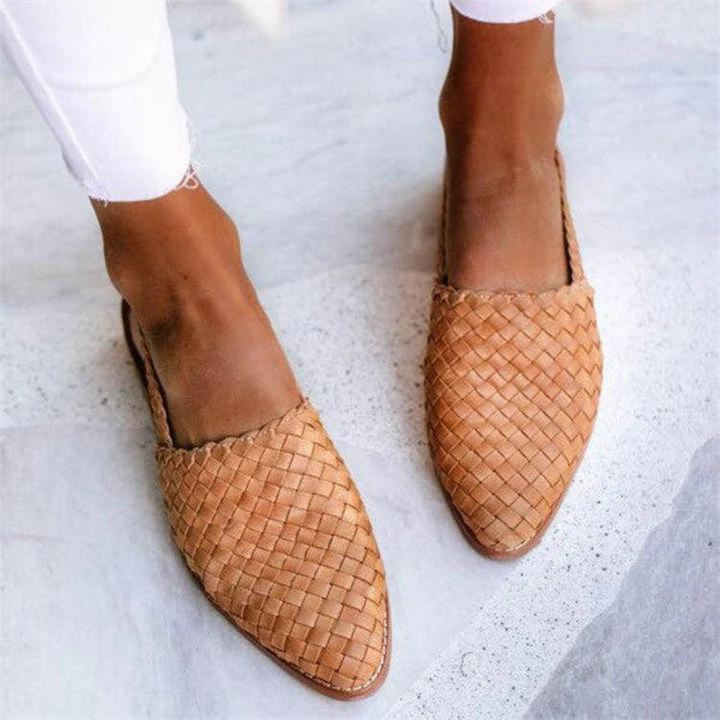 Josine | Woven Slingback Flats