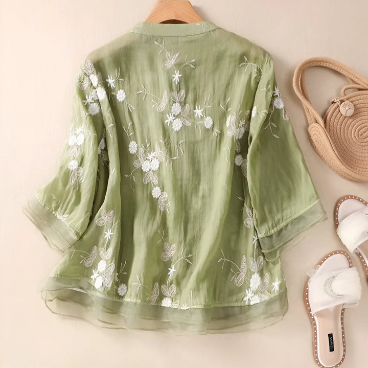 Maria | Embroidered Top