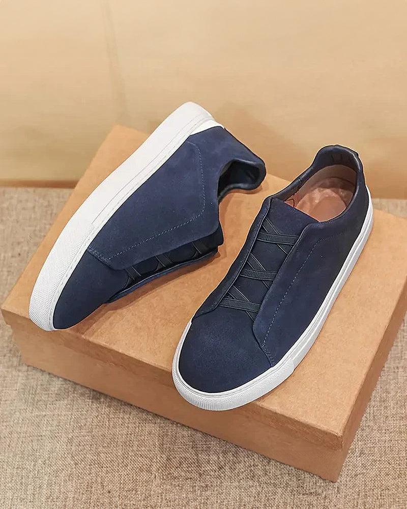 Cassian | Suede Lace-Up Sneakers for Stylish Comfort