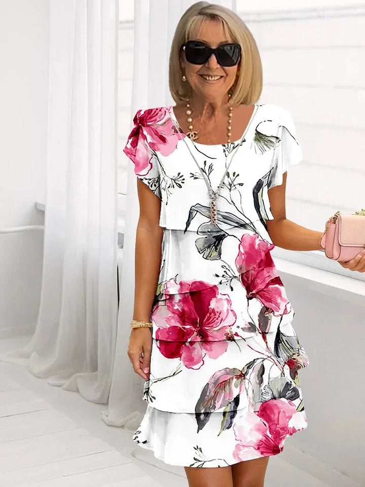 Layla | Ruffled Floral Dress
