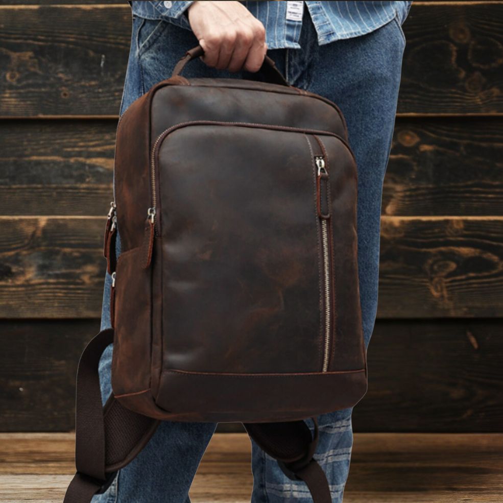 Harris | Spacious Leather Backpack