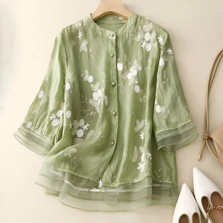 Maria | Embroidered Top