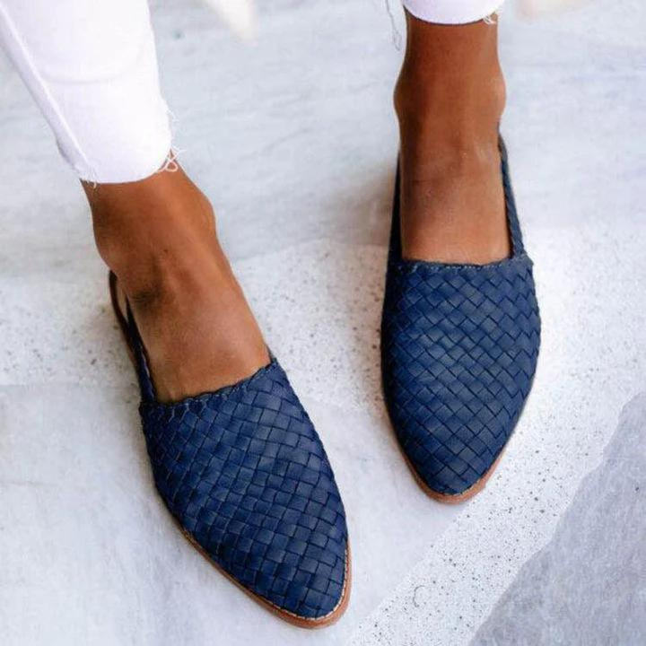 Josine | Woven Slingback Flats