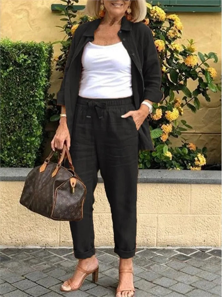 Heidi | Long-Sleeved Shirt and Pants Set