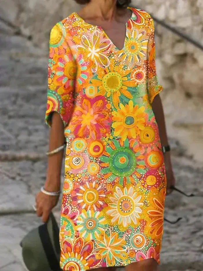 Bettie | Vibrant Floral Dress