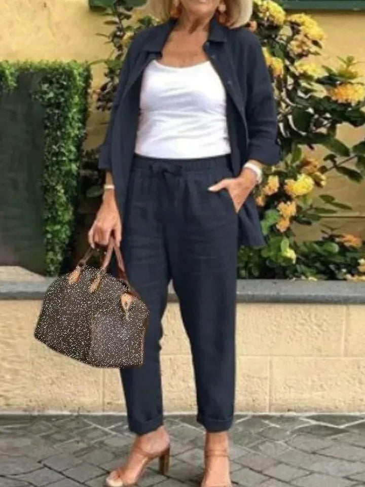 Heidi | Long-Sleeved Shirt and Pants Set