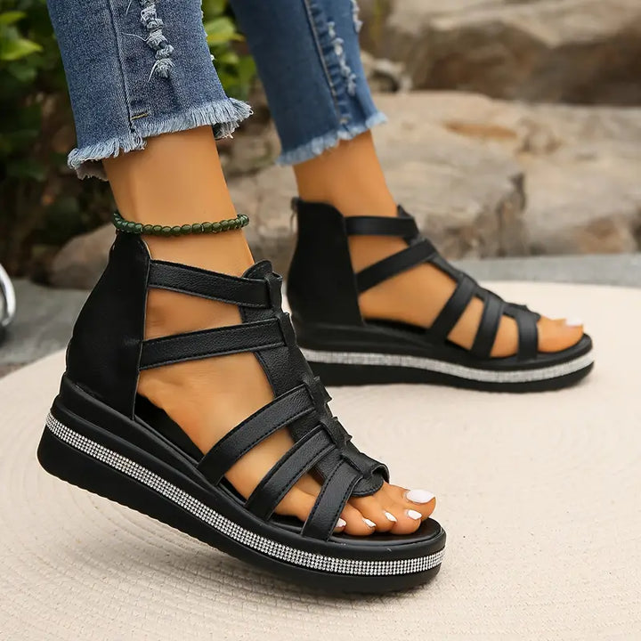July | Elegant Wedge Sandals