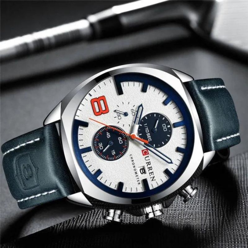 Waterproof Military-Style Chronograph Watch