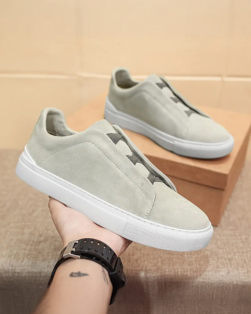 Cassian | Suede Lace-Up Sneakers for Stylish Comfort