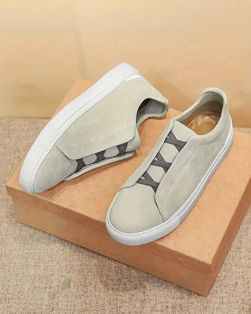 Cassian | Suede Lace-Up Sneakers for Stylish Comfort