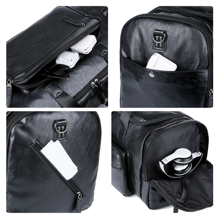 Grayson | Pu Leather Travel Bag