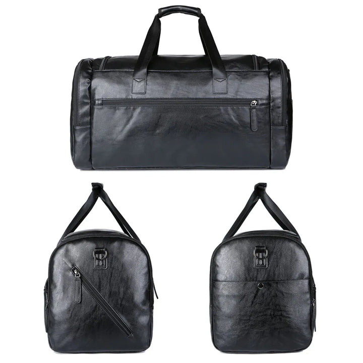 Grayson | Pu Leather Travel Bag