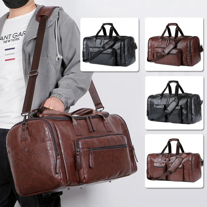 Grayson | Pu Leather Travel Bag