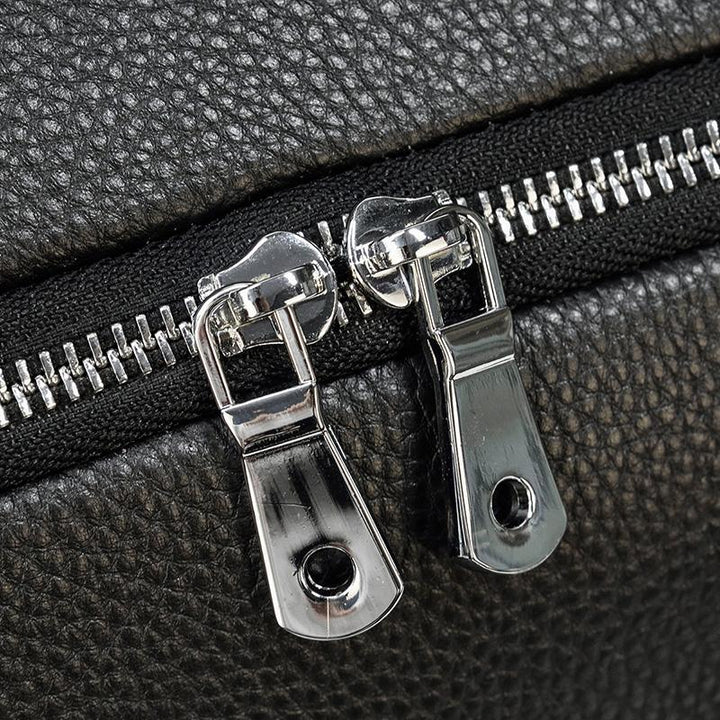 Jude | Black Leather Travel Tote