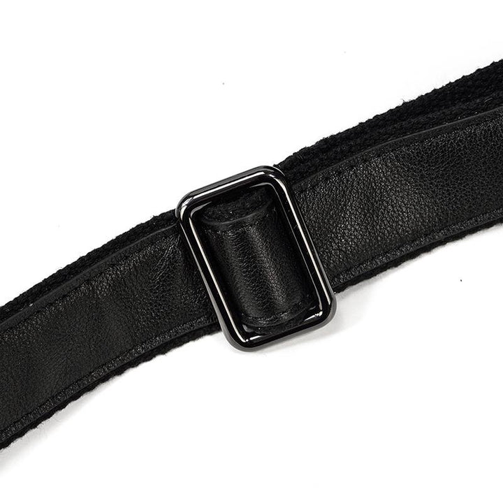 Declan | Black Leather Travel Bag