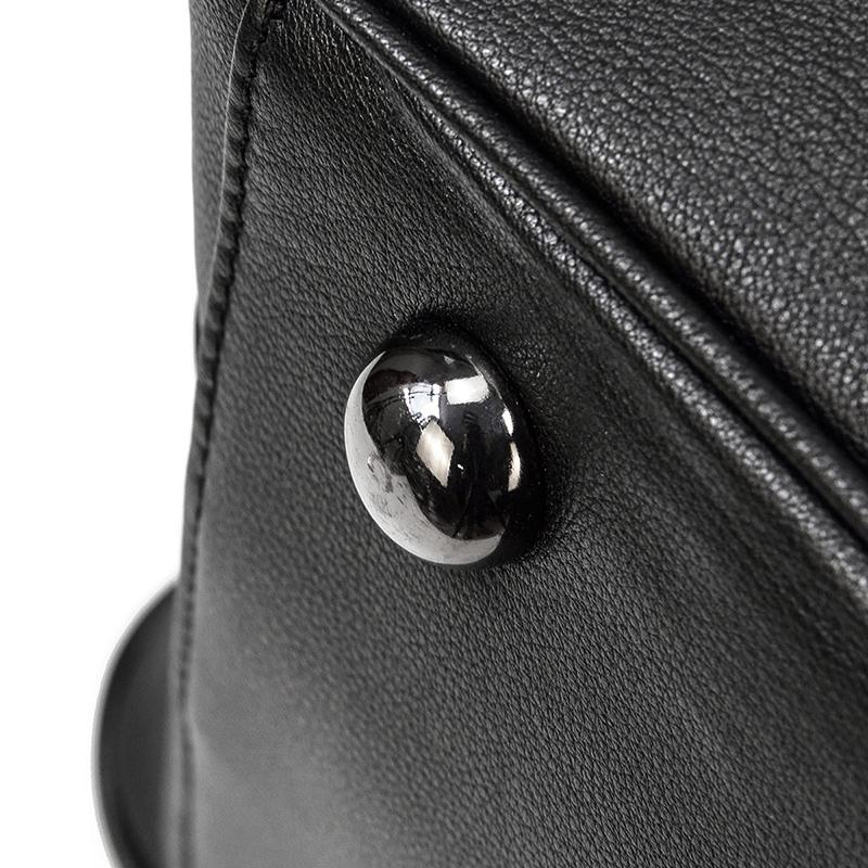 Declan | Black Leather Travel Bag