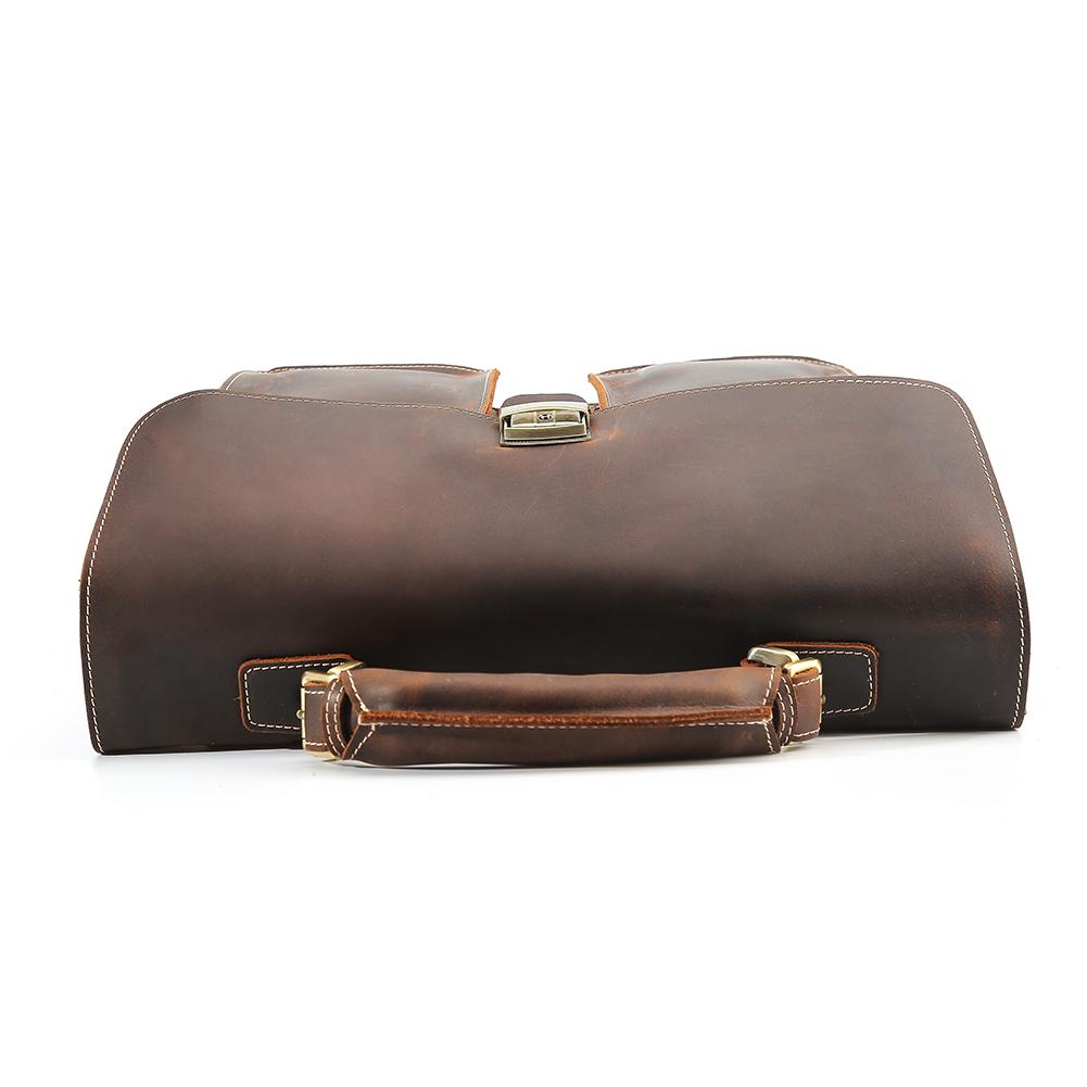Callum | Brown Leather Shoulder Bag
