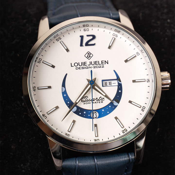 Elegant Lunar Phase Timepiece