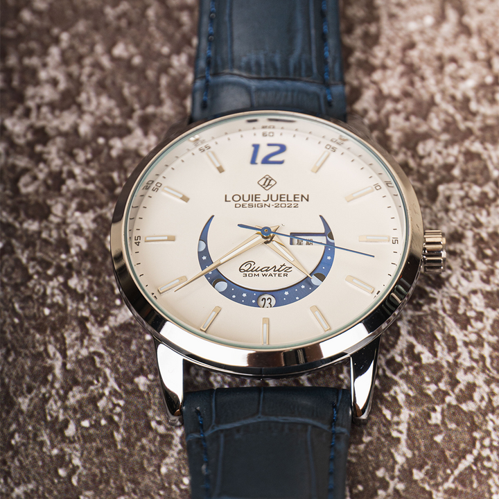 Elegant Lunar Phase Timepiece