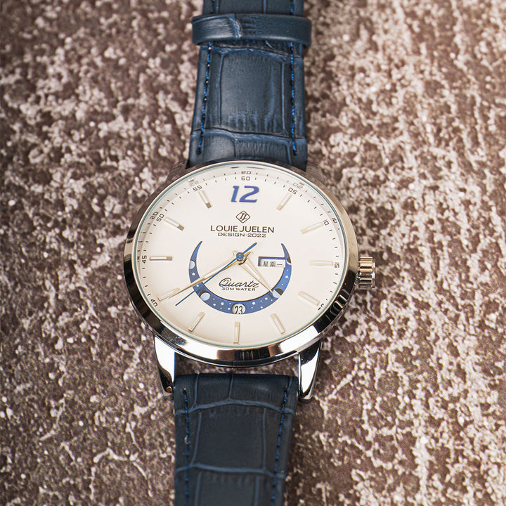 Elegant Lunar Phase Timepiece