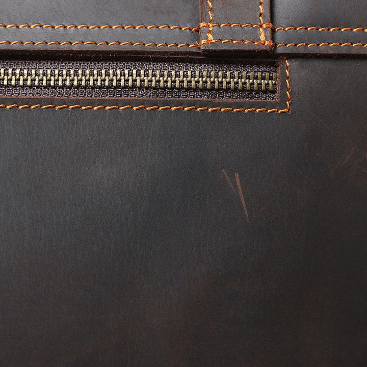 Wyatt | Leather Courier Backpack