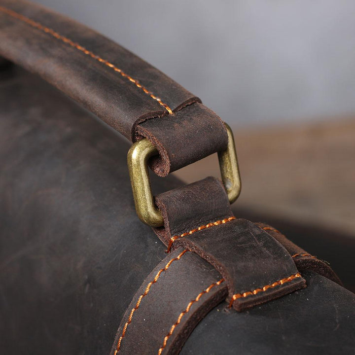 Wyatt | Leather Courier Backpack