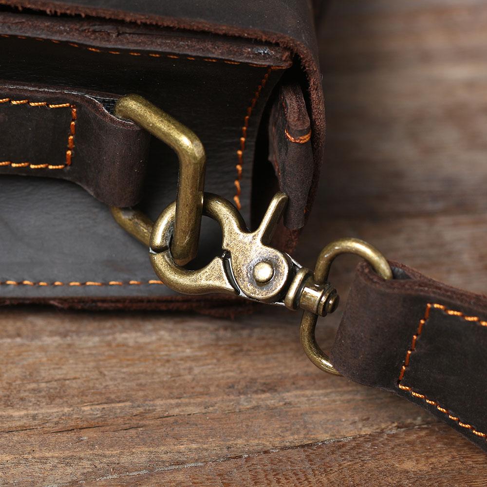 Wyatt | Leather Courier Backpack
