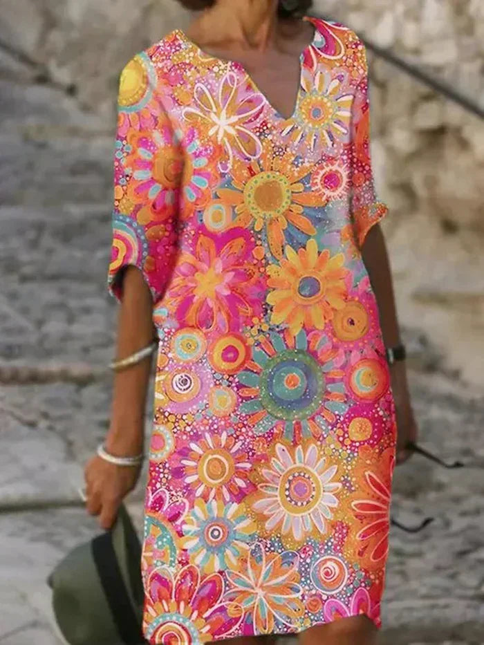Bettie | Vibrant Floral Dress