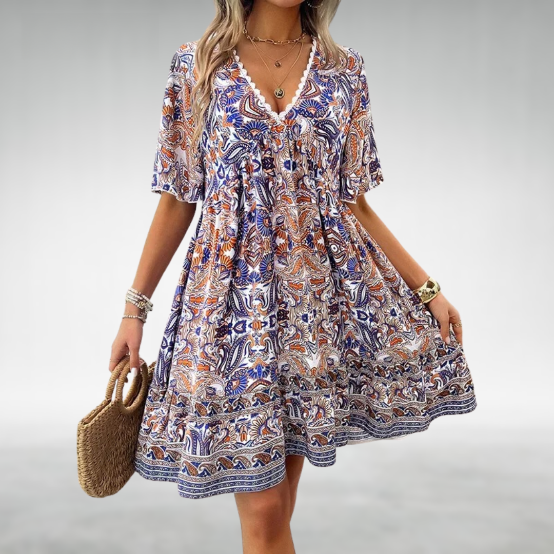 Mireille | Bohemian Swing Dress