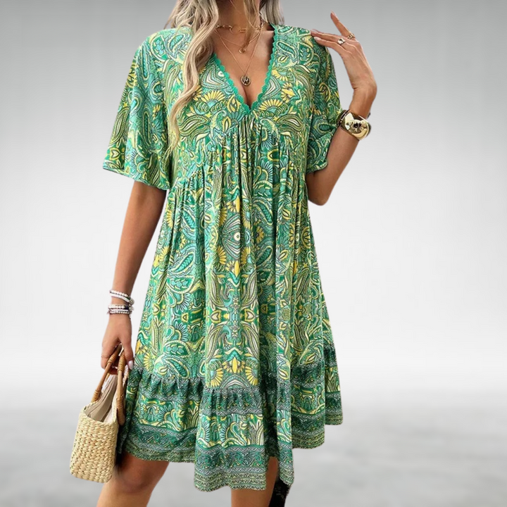 Mireille | Bohemian Swing Dress