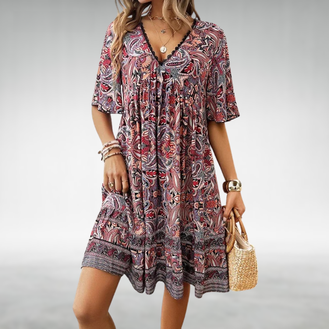 Mireille | Bohemian Swing Dress